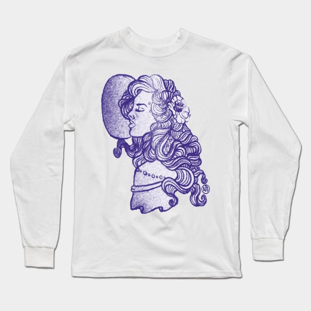 Moon Child #1 Long Sleeve T-Shirt by Polkadotdreamer